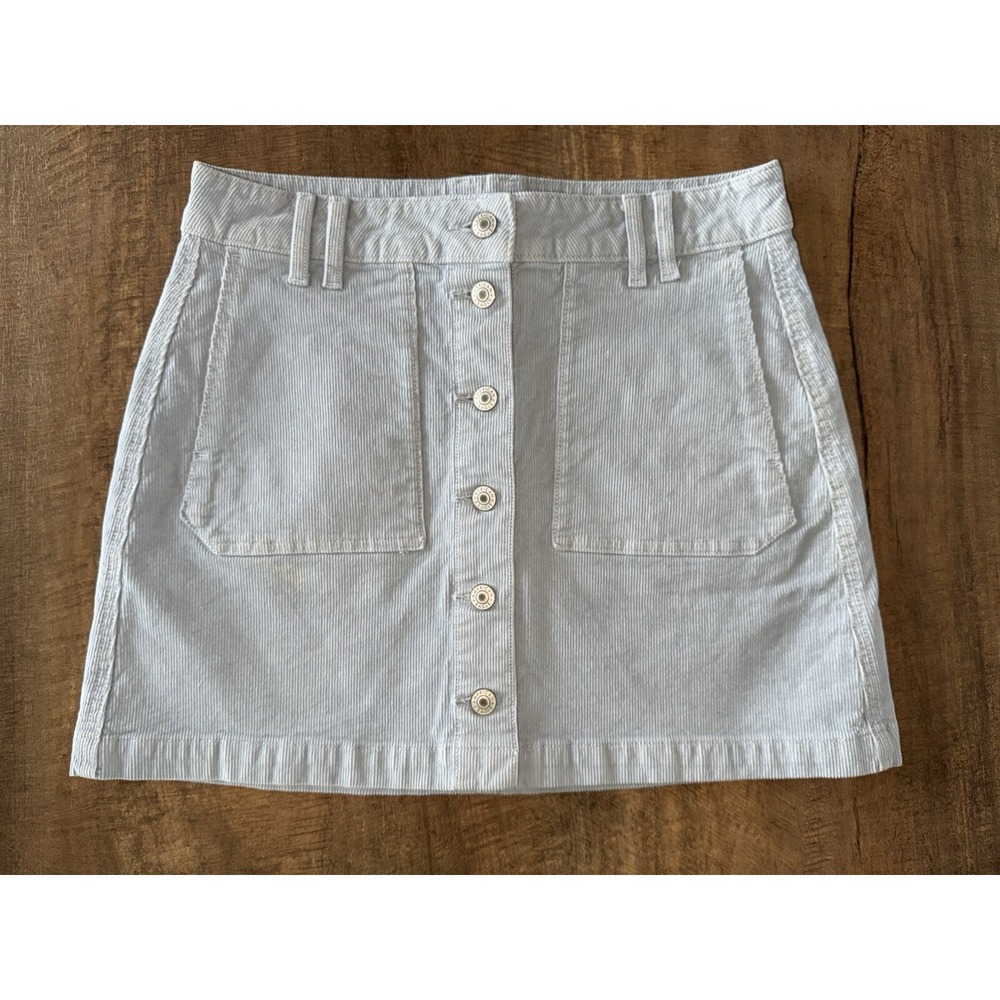 American Eagle Women's Button Skirt Lot of 3 Jean, Corduroy, Camo Size 6‎ US - Picture 5 of 11